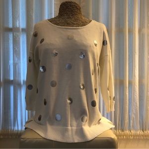 NWOT Polka Dot Sweater